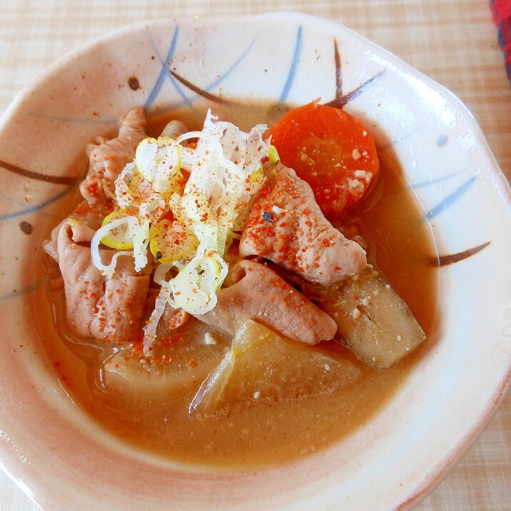 圧力鍋で我が家風～モツ煮込み